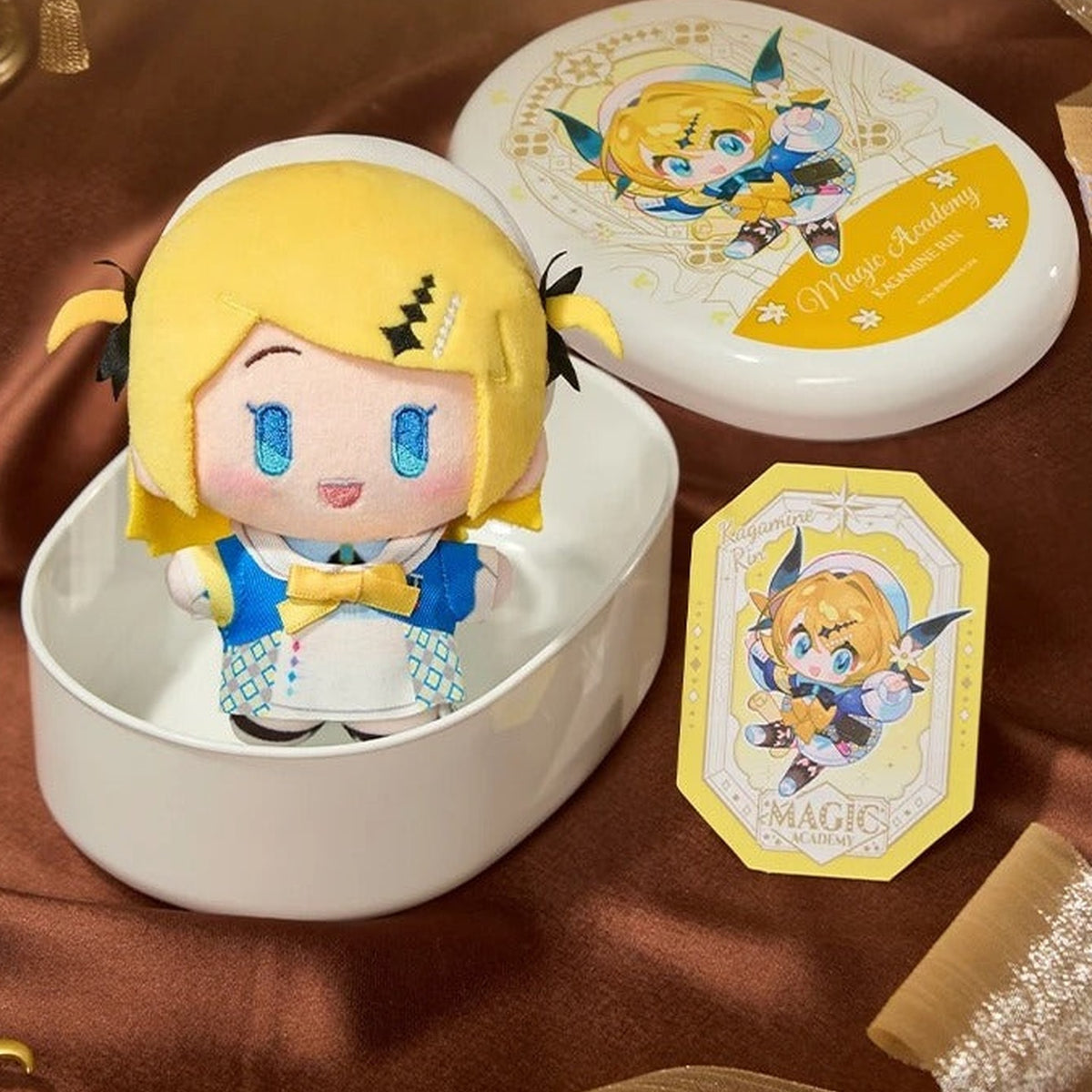 Hatsune Miku WITH YOU 2025 Yummy Box Plush Blind Box - Yellow bow design example; random design not guaranteed