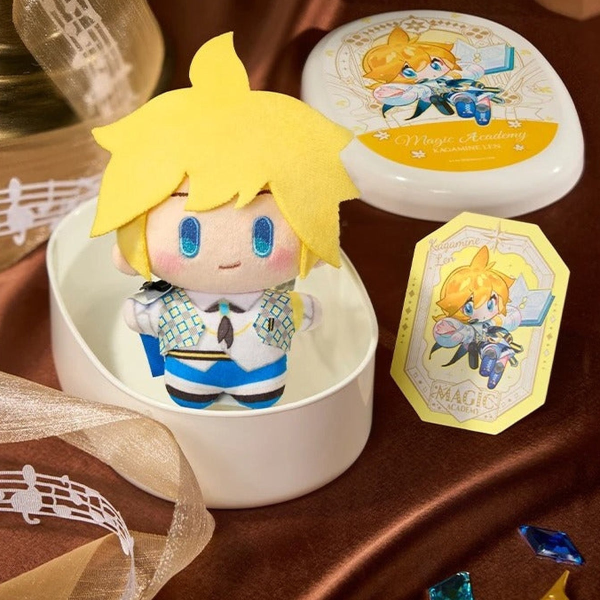 Hatsune Miku WITH YOU 2025 Yummy Box Plush Blind Box - Yellow-haired design example; random design not guaranteed