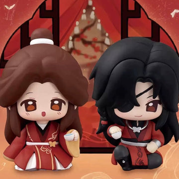Heaven Official's Blessing Campus Scenery Series Figure Blind Box - Red-costume design comparison; random design not guaranteed