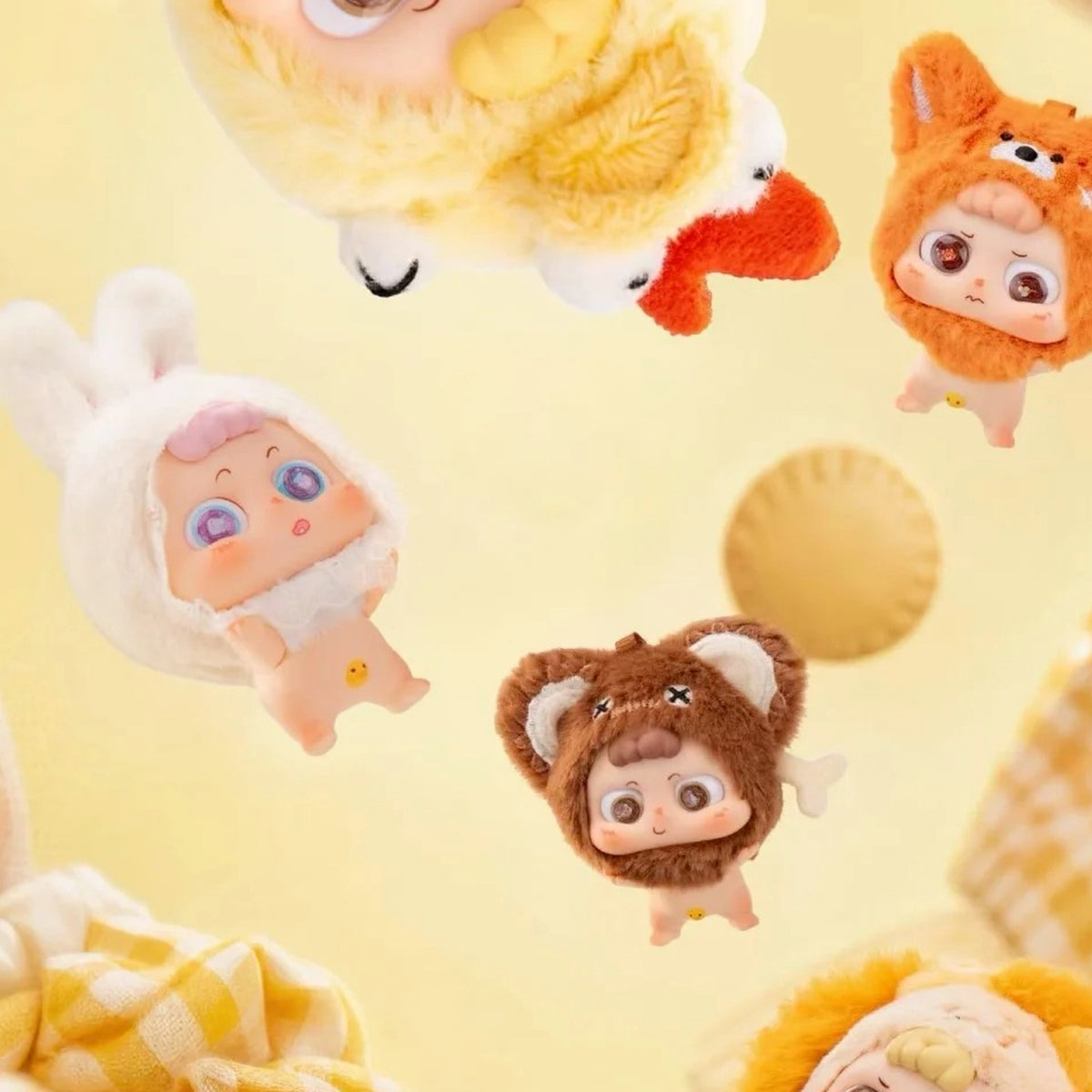 Heyme Childlike Wonder Series Plush Pendant Blind Box - Plush pendant design overview; random design not guaranteed