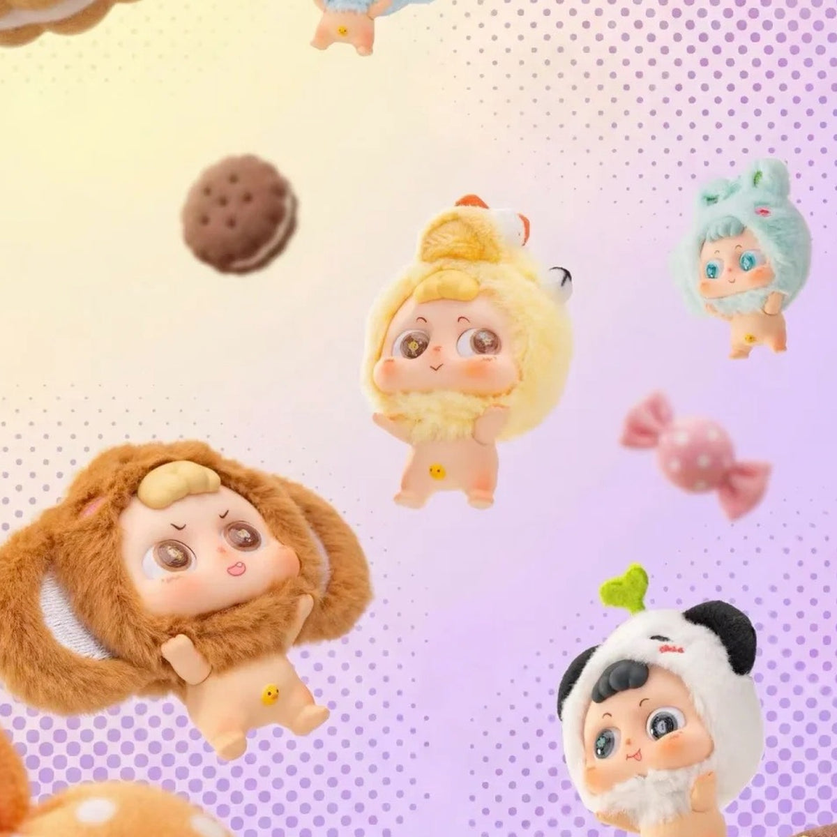 Heyme Childlike Wonder Series Plush Pendant Blind Box - Plush pendant design comparison; random design not guaranteed