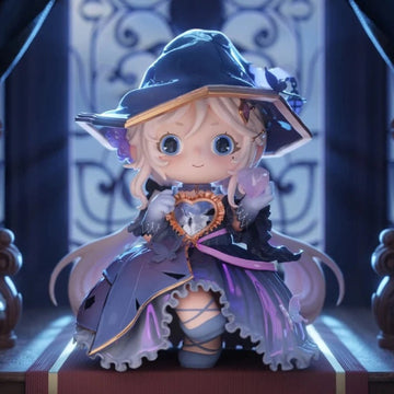 Heyone Star-Saving Miss Joy Series Figures, Blind Box - Purple witch complete figure example; random design not guaranteed