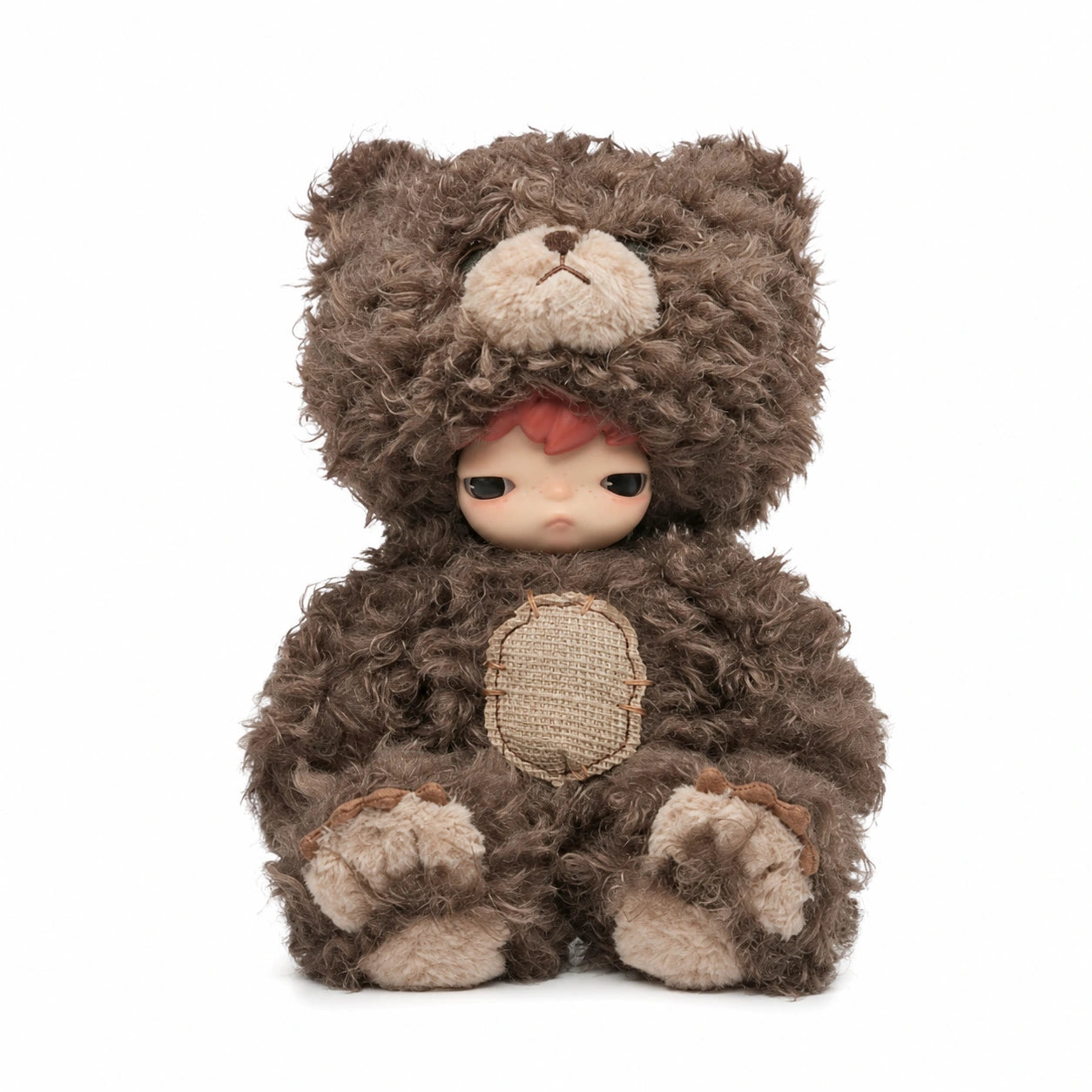 Hirono Bear Vinyl Plush Doll - Front Factual