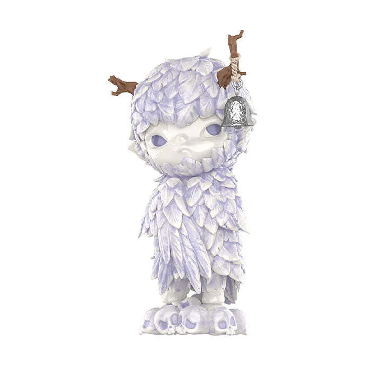 HIRONO Ceramic Feather Figurine - neutral backdrop