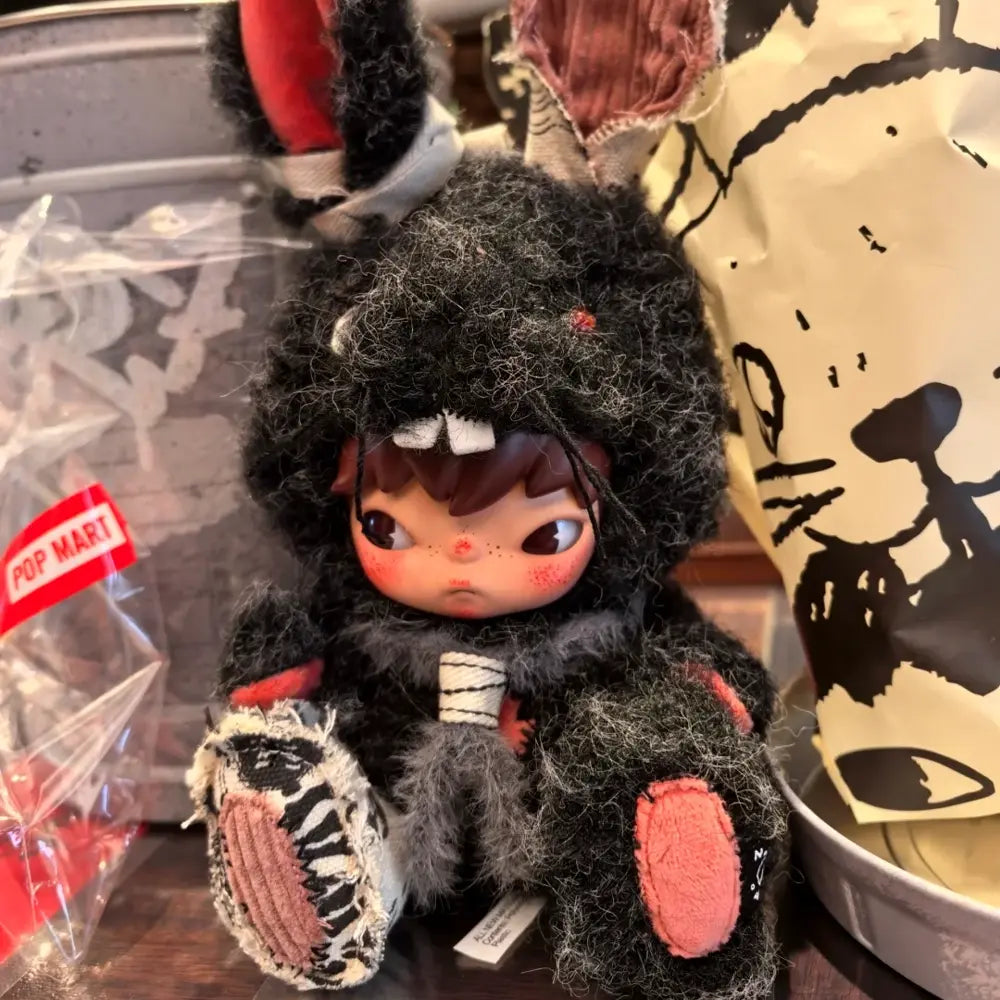 Hirono Little Hare Plush Doll Pendant 15cm - lifestyle scene | KikiBuddies