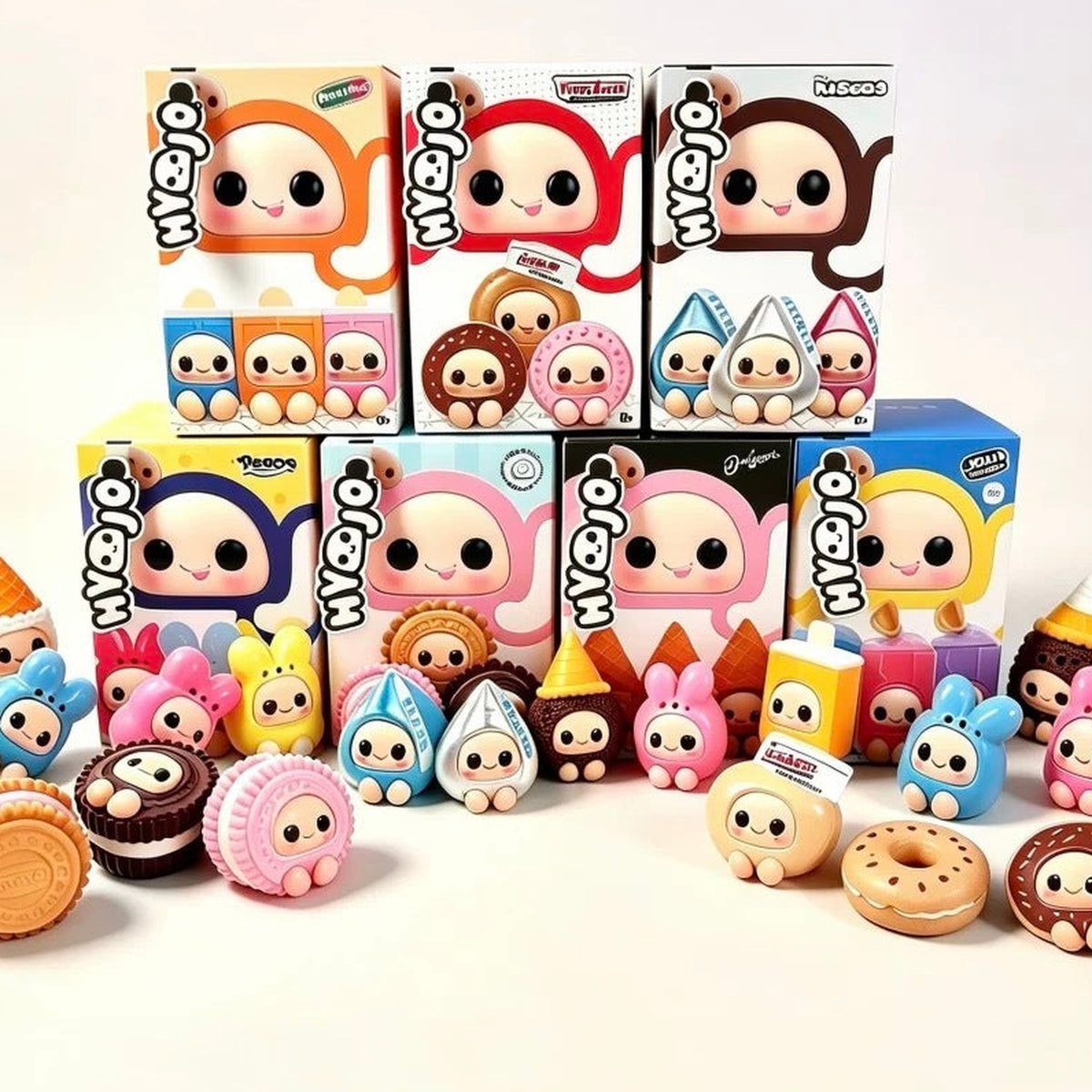 Hyojo multi-series packaging and design overview; pictured assortment is not supplied contents