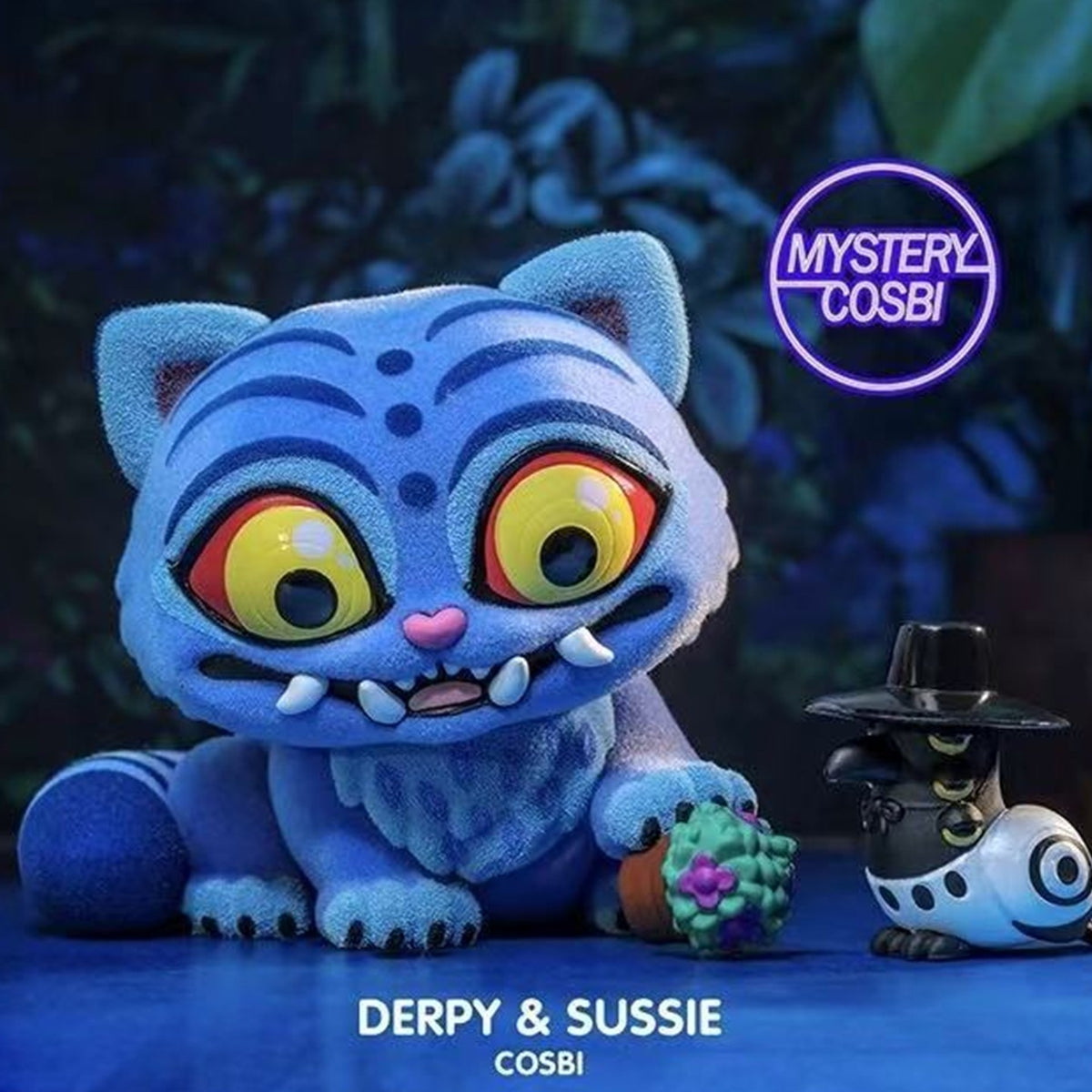 K-POP Demon Hunters Cosbi Mini Figure Blind Box - Complete Derpy and Sussie design example; random design not guaranteed