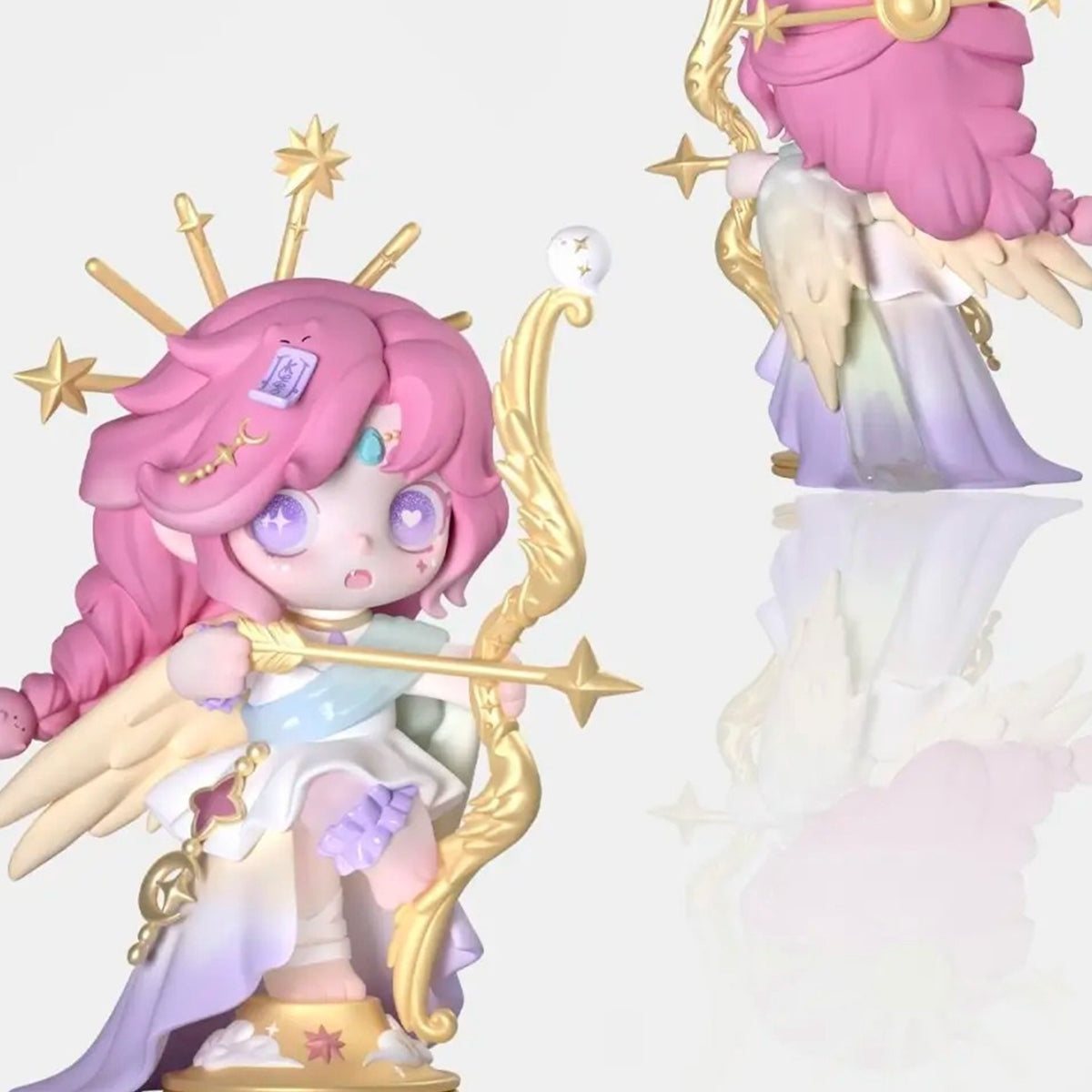 KEENO The City of Angels pink cupid design detail; series example