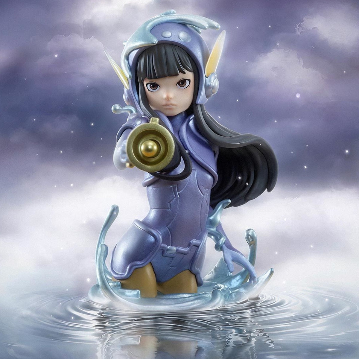 KeyA A Lucid Dream figure blind-box series: Daybreak figure scene; possible random design