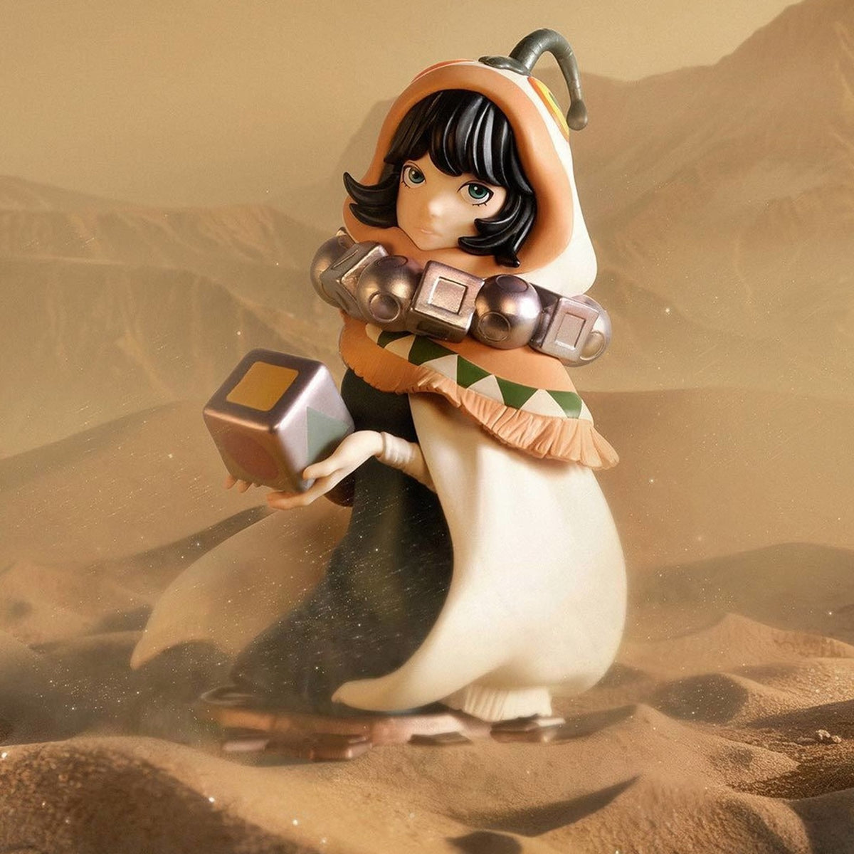 KeyA A Lucid Dream figure blind-box series: The Wayfinder figure scene; possible random design
