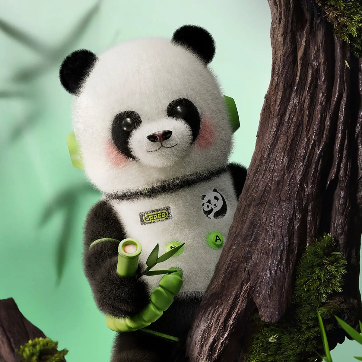 MEGA SPACE MOLLY 400% PANDA PVC Figure — G8 | KikiBuddies historical PASS