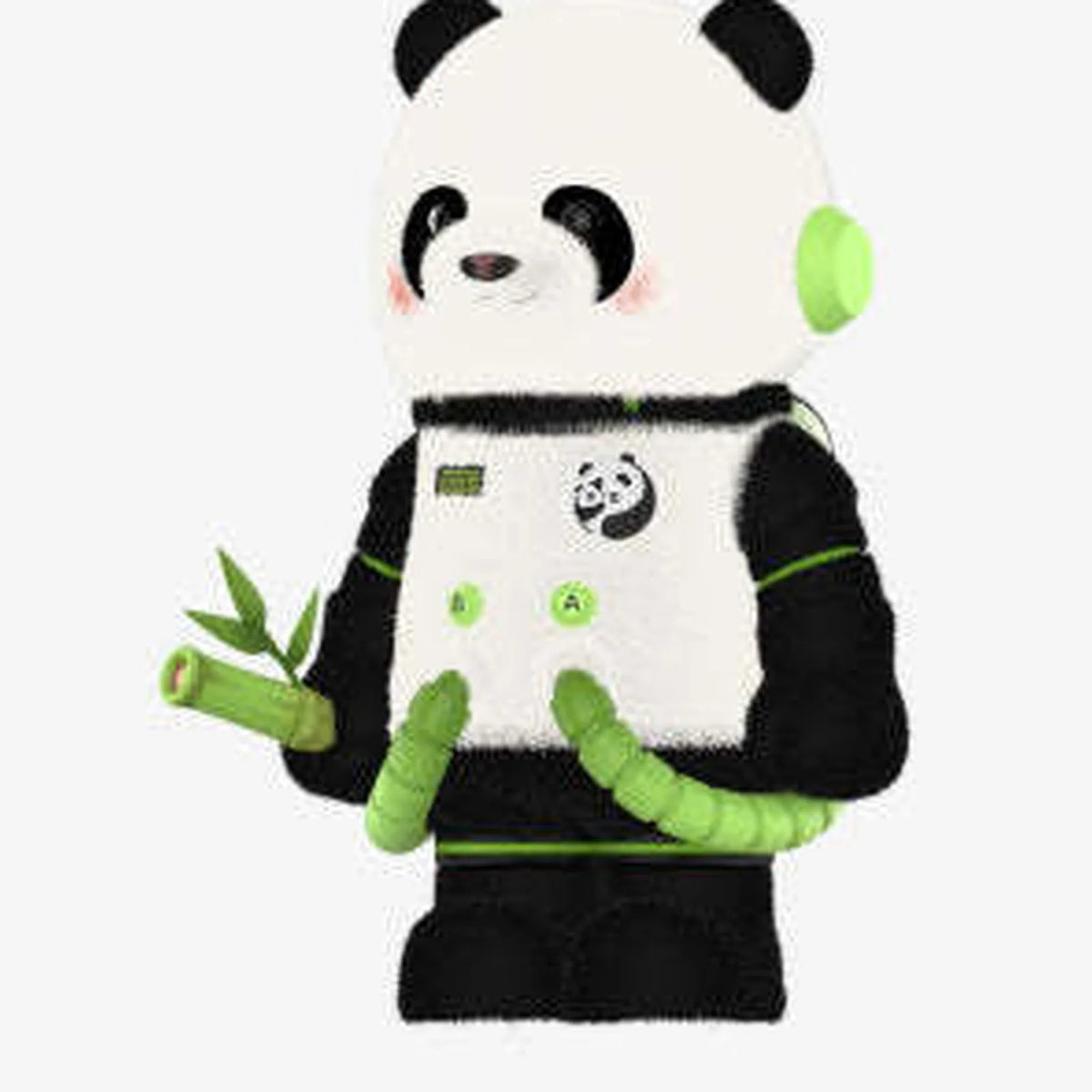 MEGA SPACE MOLLY 400% PANDA PVC Figure — G9 | KikiBuddies historical PASS