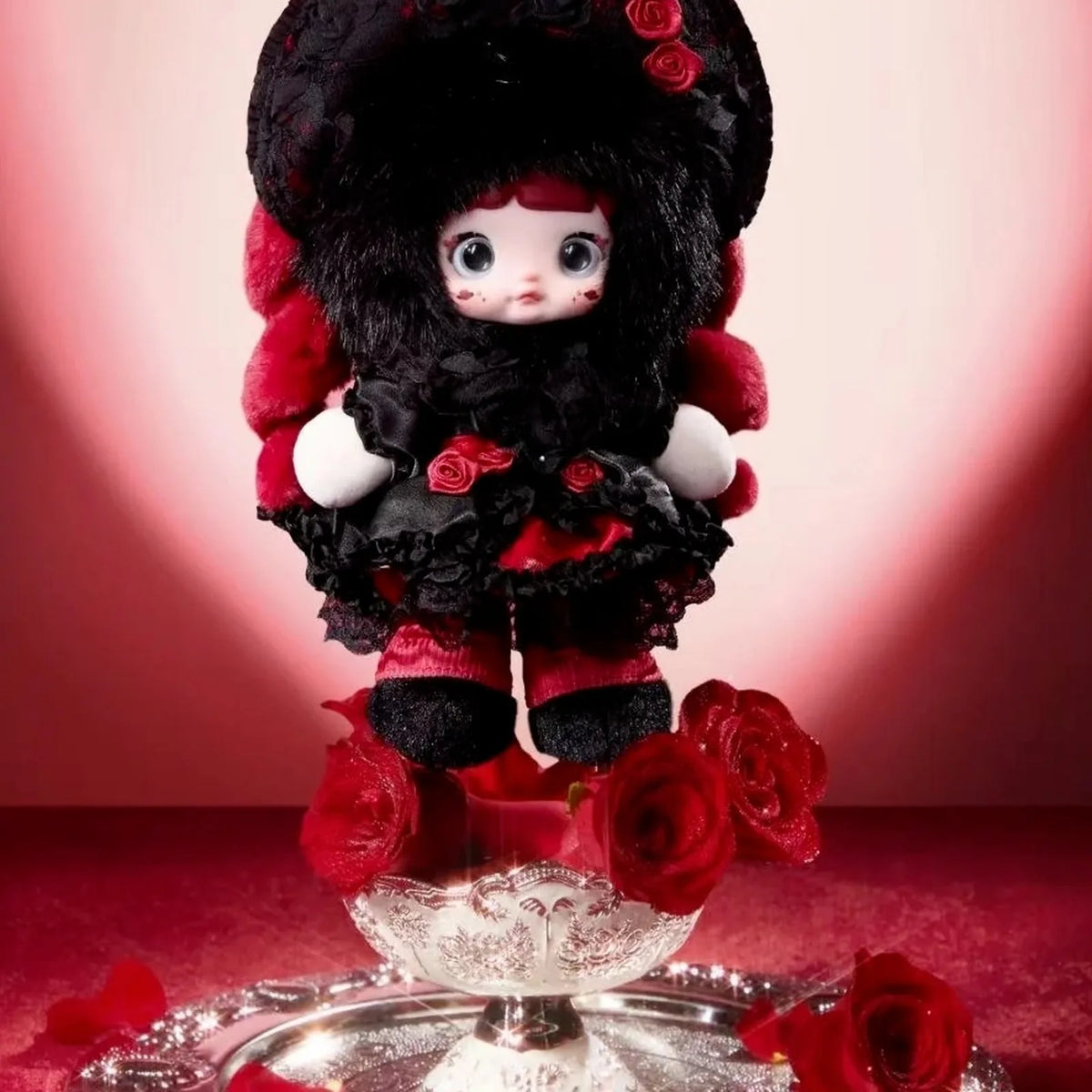 Nommi Treasure Collector Series Plush Blind Box - Treasure Collector plush doll body detail with upper hat cropped; random design not guaranteed