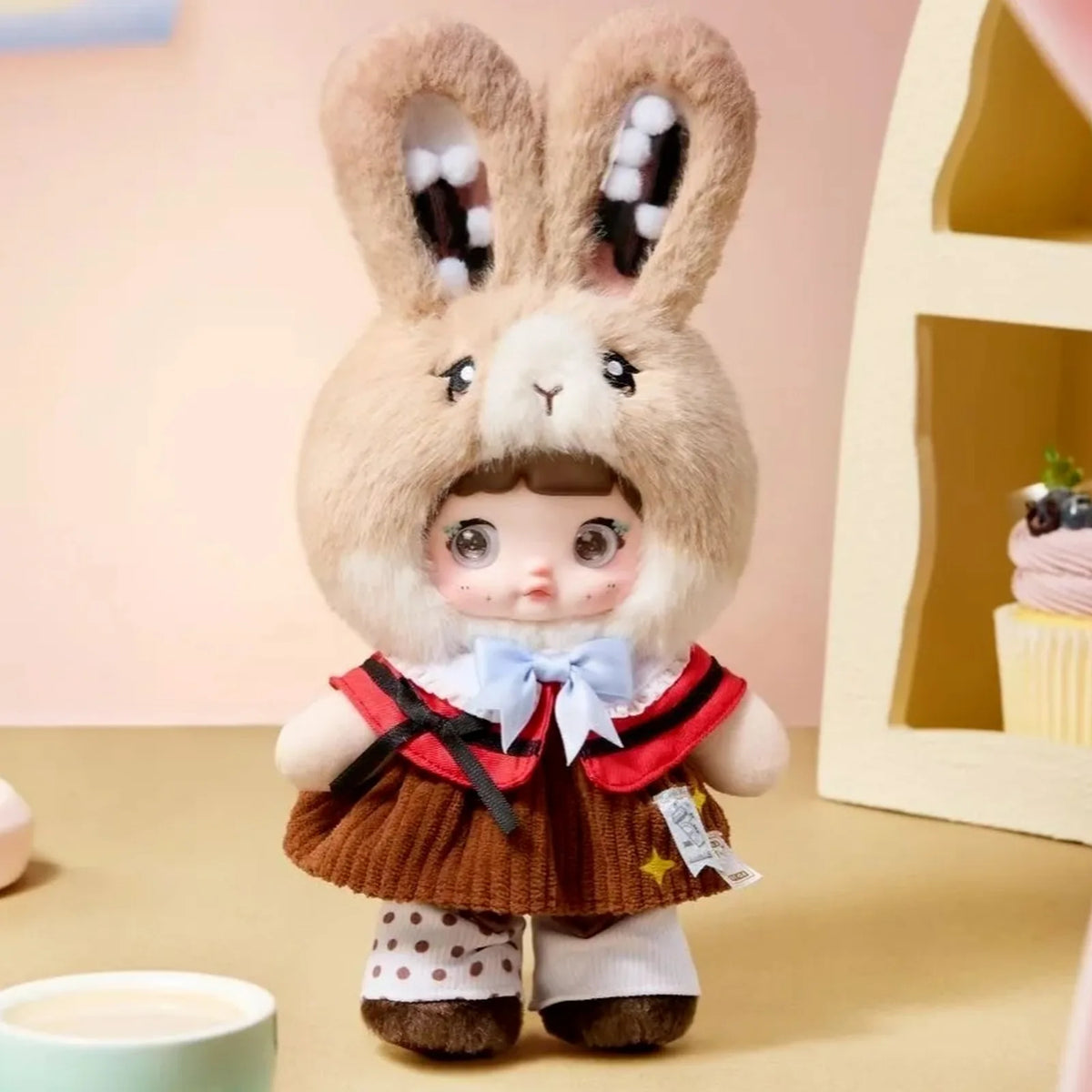 Nommi Treasure Collector Series Plush Blind Box - Complete brown rabbit Treasure Collector plush doll body example; random design not guaranteed