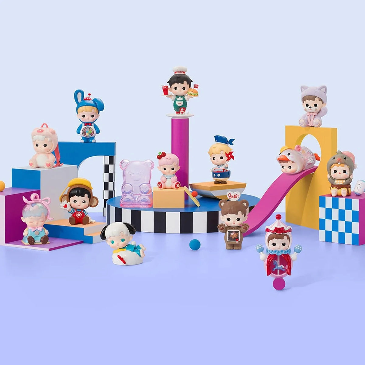 HACIPUPU Rolling Time Machine Series Figures — G6 | KikiBuddies historical PASS