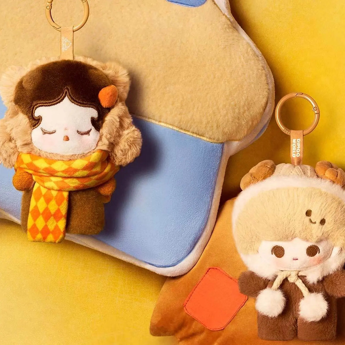 POP BEAN Fluffy & Cozy Series Plush Pendant — G10 | KikiBuddies historical PASS
