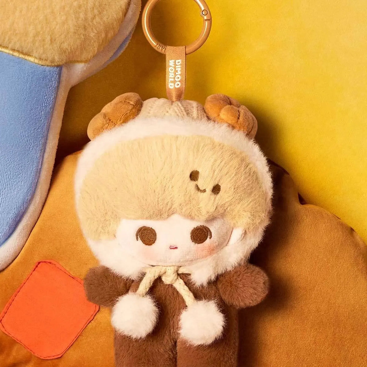POP BEAN Fluffy & Cozy Series Plush Pendant — G5 | KikiBuddies historical PASS