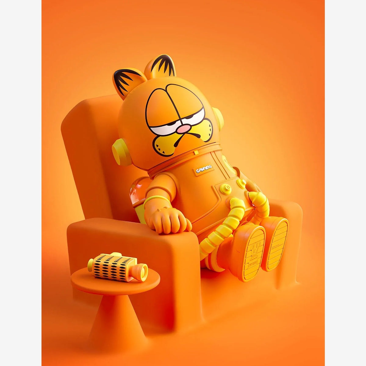 MEGA SPACE MOLLY 400% Garfield — Seated collector context