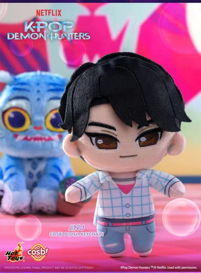 Hot Toys COSBI KPop Demon Hunters Jinu prototype design reference; random single blind box, pictured character not guaranteed