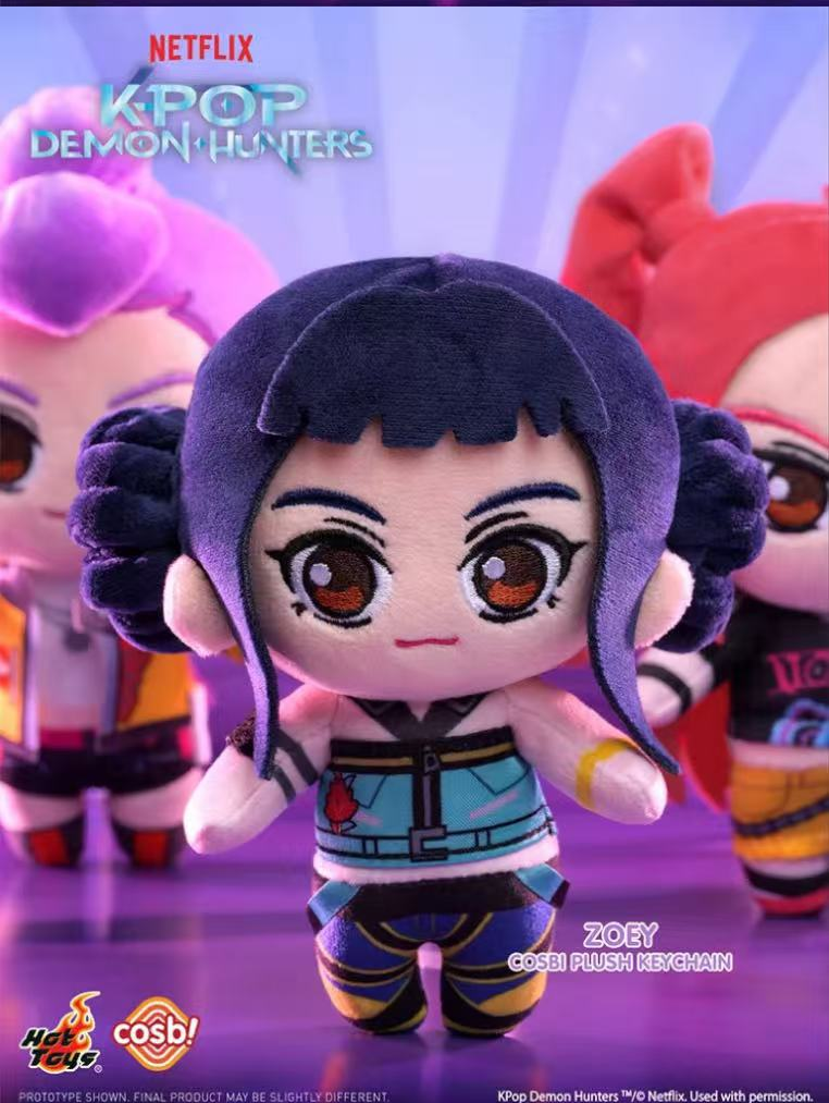 Hot Toys COSBI KPop Demon Hunters Zoey prototype design reference; random single blind box, pictured character not guaranteed