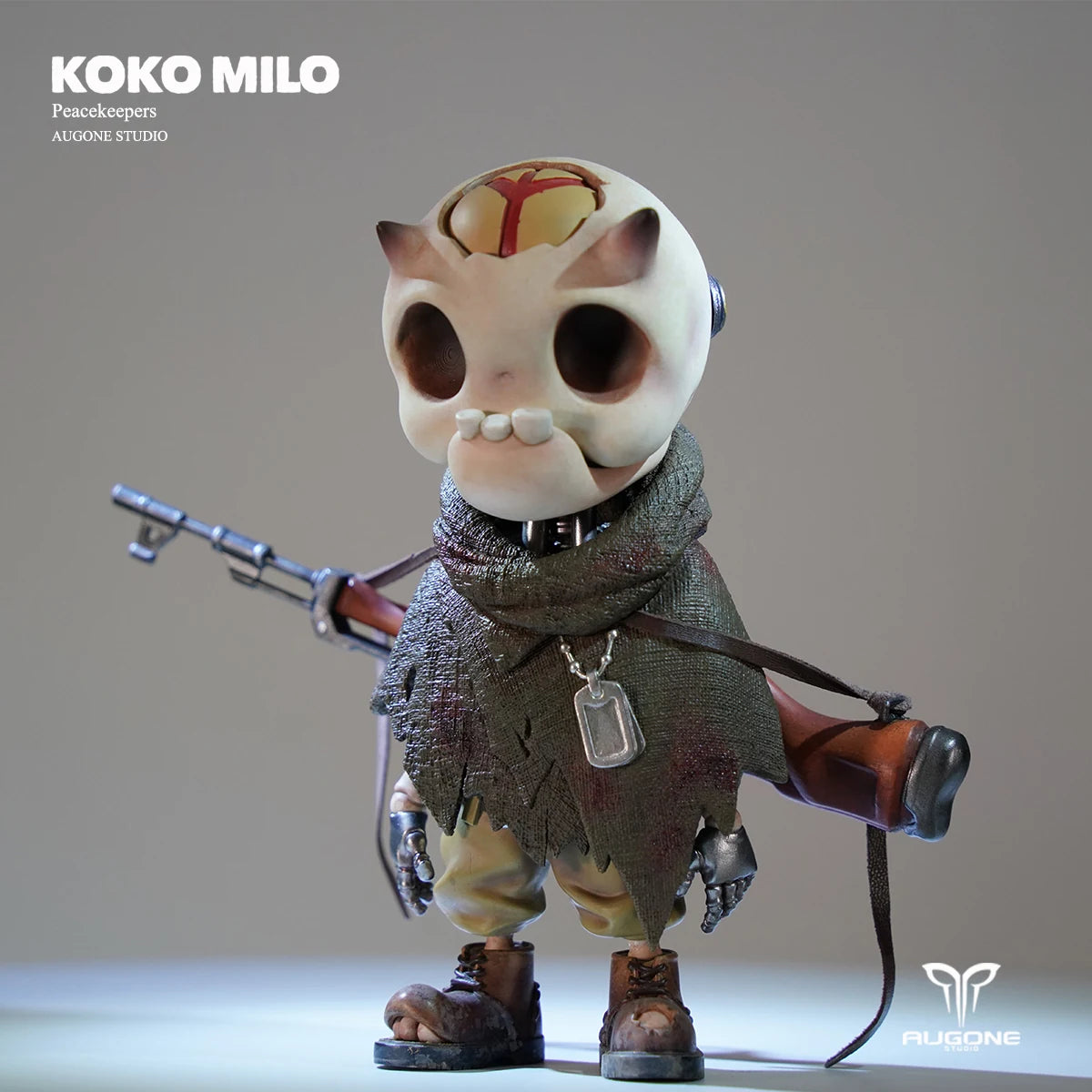 KOKOMILO Peacekeeping Soldier Figure — Peacekeeping Soldier — side view | KikiBuddies