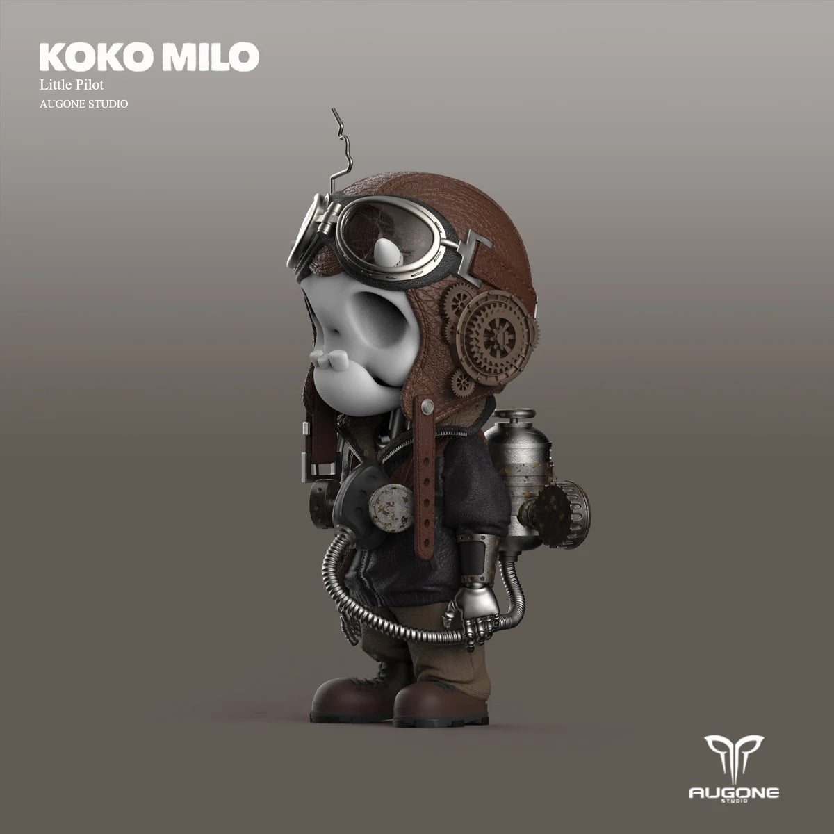 KOKOMILO Pilot Figure — front view | KikiBuddies