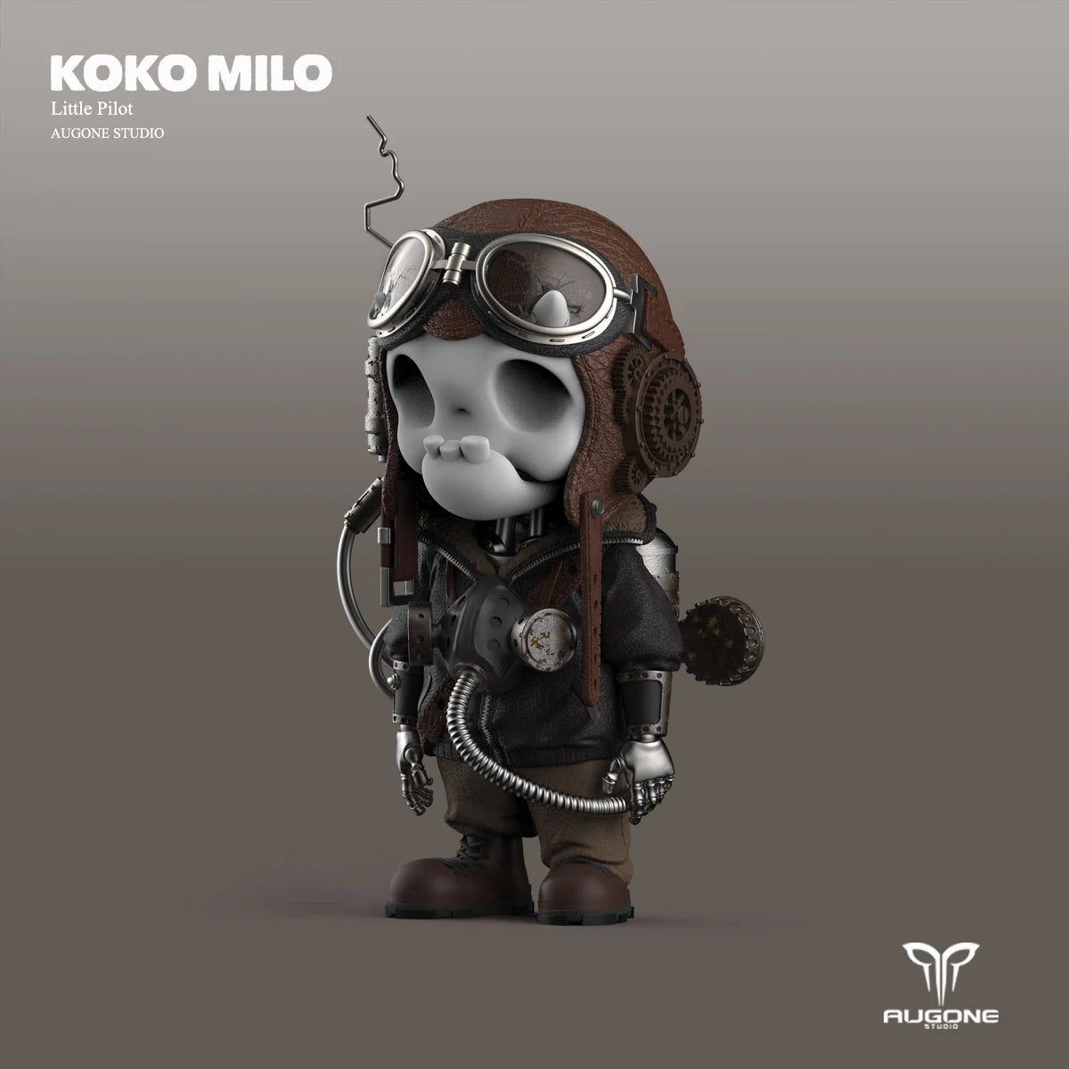 KOKOMILO Pilot Figure — side view | KikiBuddies