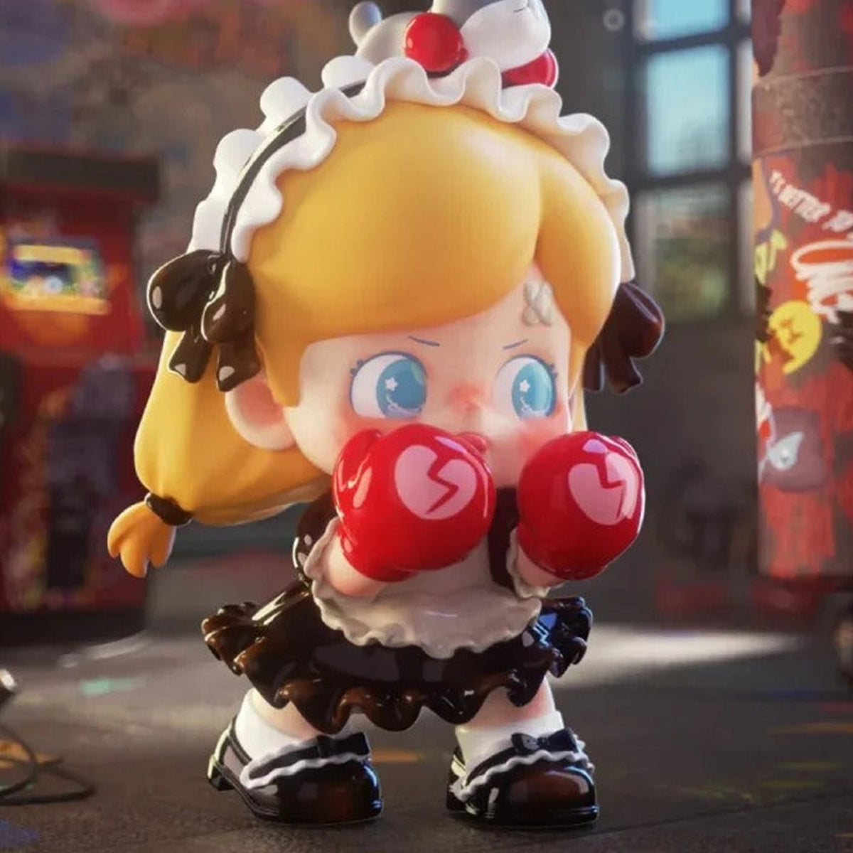 KOKOSA K.O. Girls Series Plush Blind Box — Boxing-glove plush design example; series example, not guaranteed selection