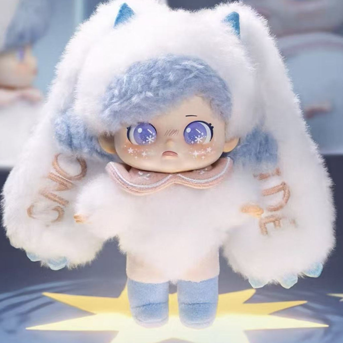 KOKOSA The Monster Inside Me Series Plush Pendant Blind Box — White costume plush example; series example, not guaranteed selection