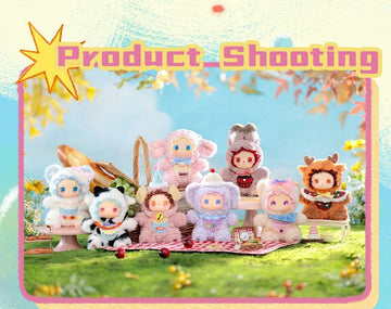 Lovely Emma Pocket Zoo native series group in a picnic display; example designs