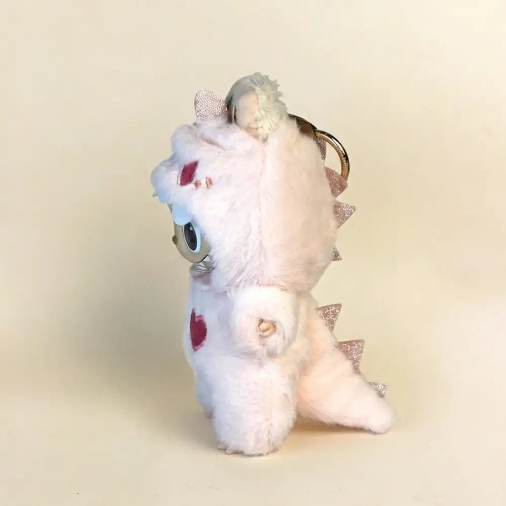 Labubu Doll Outfit - Dino-Mite Plush Dinosaur Jumpsuit for 17cm Collectible Figure - extra detail | KikiBuddies