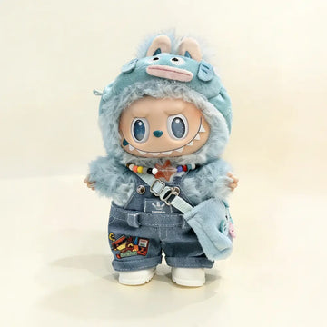 Labubu Doll Outfit - Funny Fish 5-Piece Outfit Set for 17cm Collectible Figure - main product card | KikiBuddies