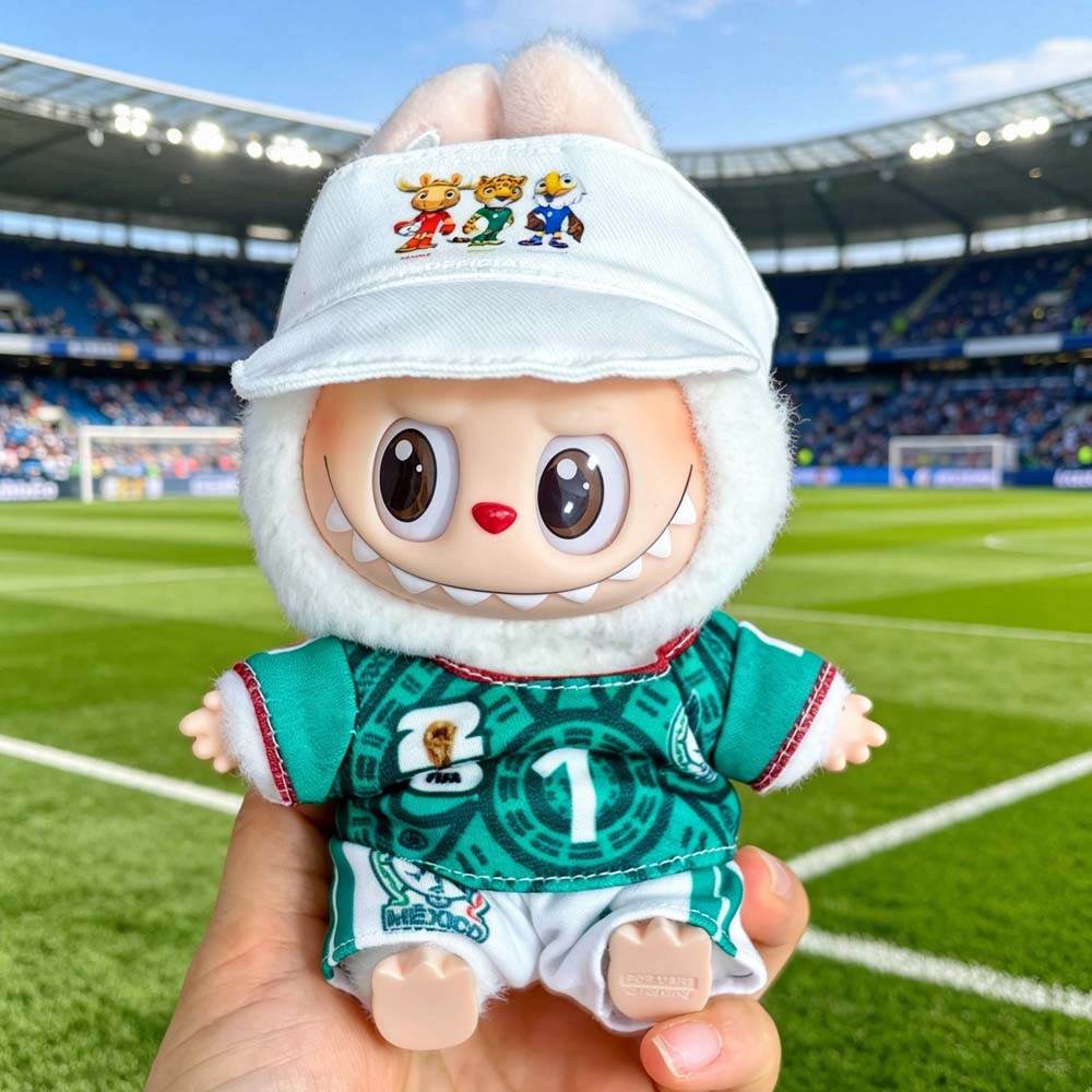 Labubu Football Jersey Outfit Series - World Cup Inspired Build Your Set 17cm - additional view 12 | KikiBuddies