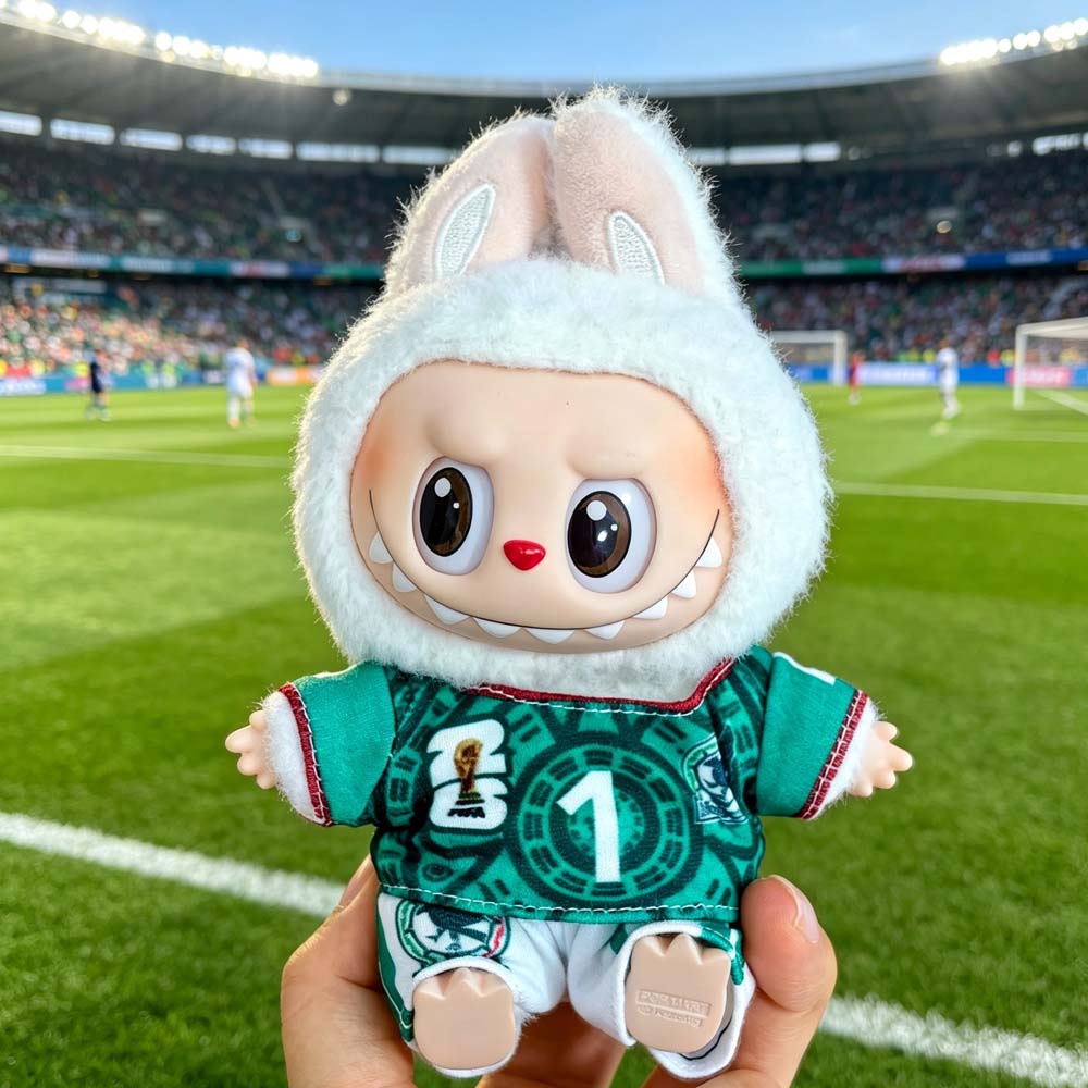 Labubu Football Jersey Outfit Series - World Cup Inspired Build Your Set 17cm - additional view 13 | KikiBuddies