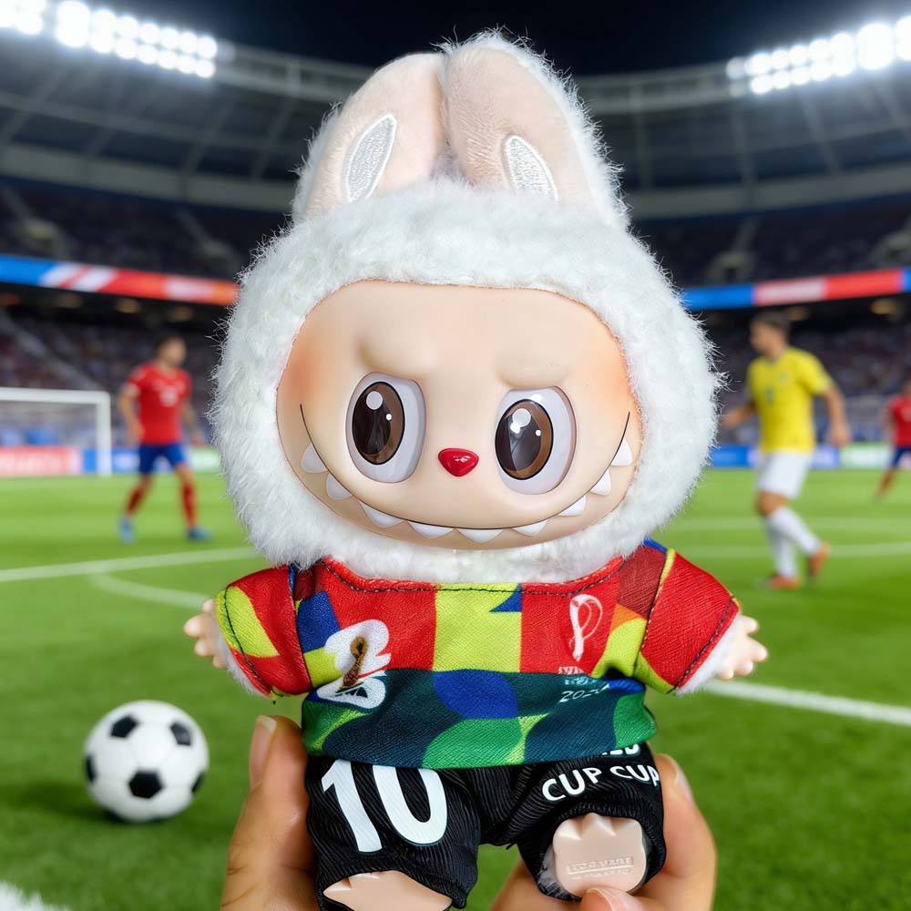 Labubu Football Jersey Outfit Series - World Cup Inspired Build Your Set 17cm - additional view 30 | KikiBuddies