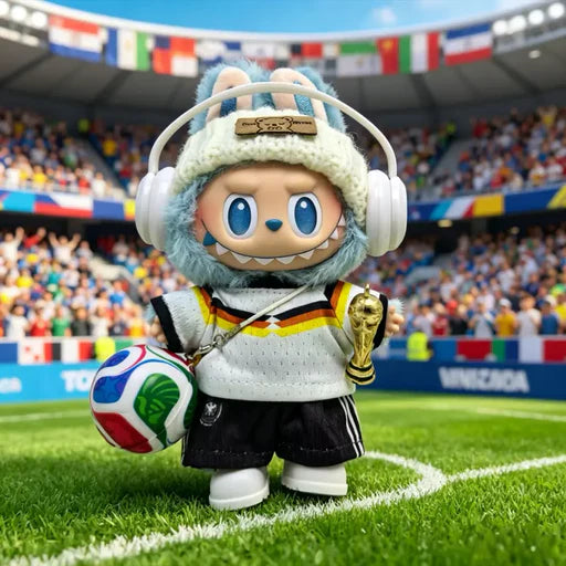Labubu Football Jersey Outfit Set - Football National Team Inspired Classic Set 17cm - outfit pieces | KikiBuddies