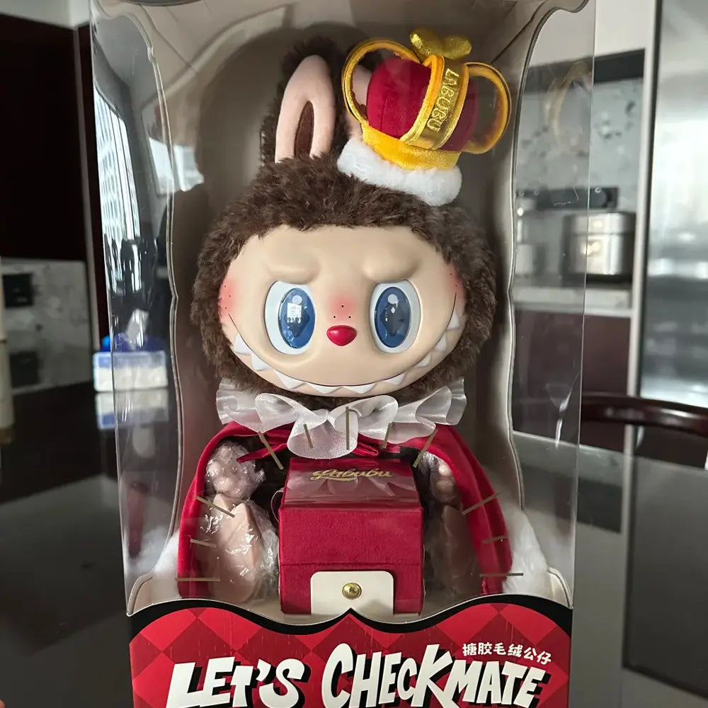 Labubu Let's Checkmate Series Vinyl Plush Doll 37cm - detail view | KikiBuddies