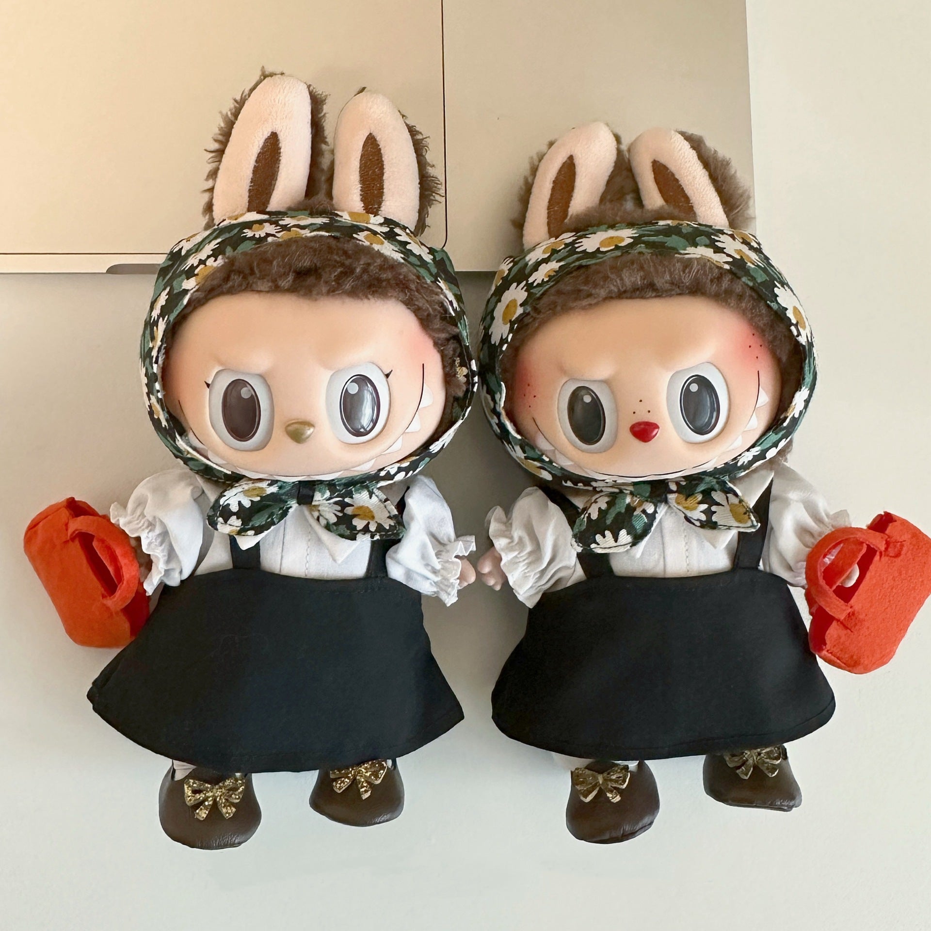 Labubu / The Monsters 17cm Outfit · Little Daisy 4-Piece｜Doll Clothes, Figure Not Included – Independent Retailer - front view | KikiBuddies