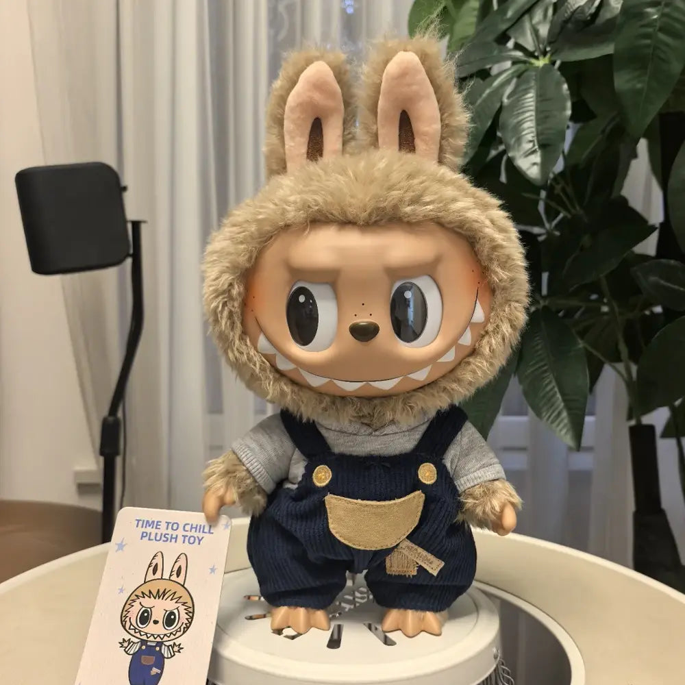 Labubu Time to Chill Vinyl Plush Doll 37cm - lifestyle scene | KikiBuddies