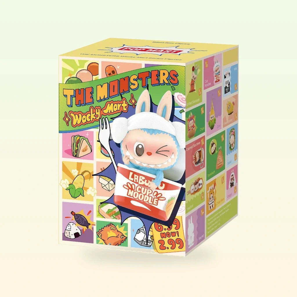 THE MONSTERS Labubu Wacky Mart Series Figure Blind Box blind box packaging