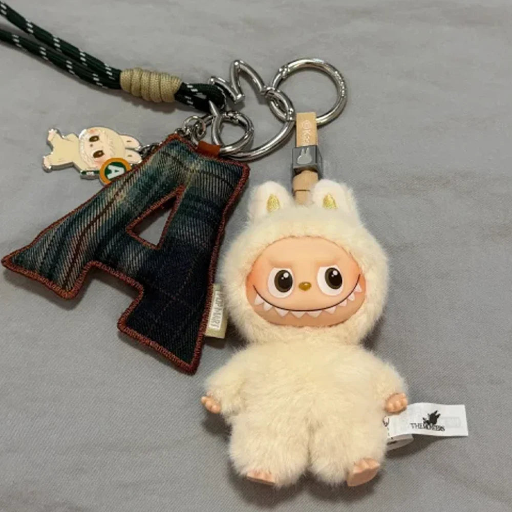 THE MONSTERS Labubu Pin For Love — Letter Pendant - additional product view 5 | KikiBuddies