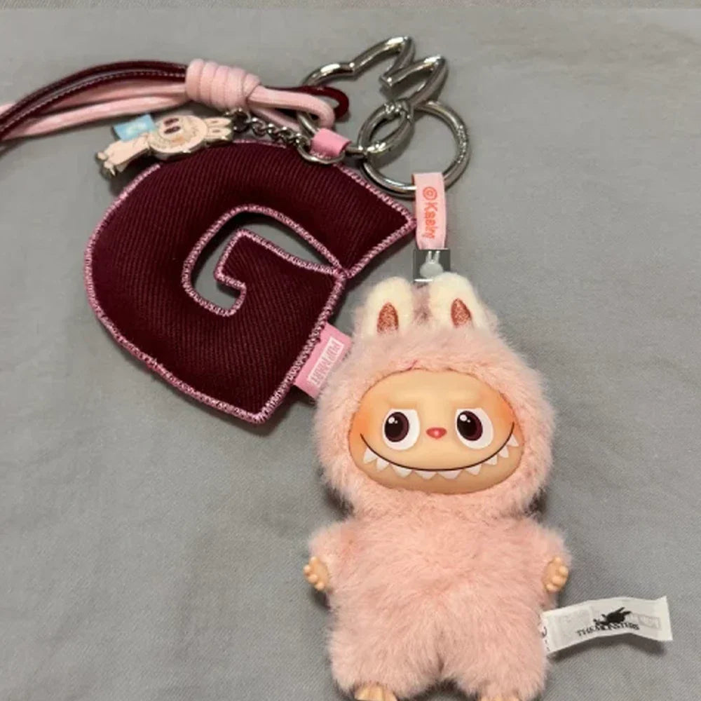 THE MONSTERS Labubu Pin For Love — Letter Pendant - additional product view 11 | KikiBuddies