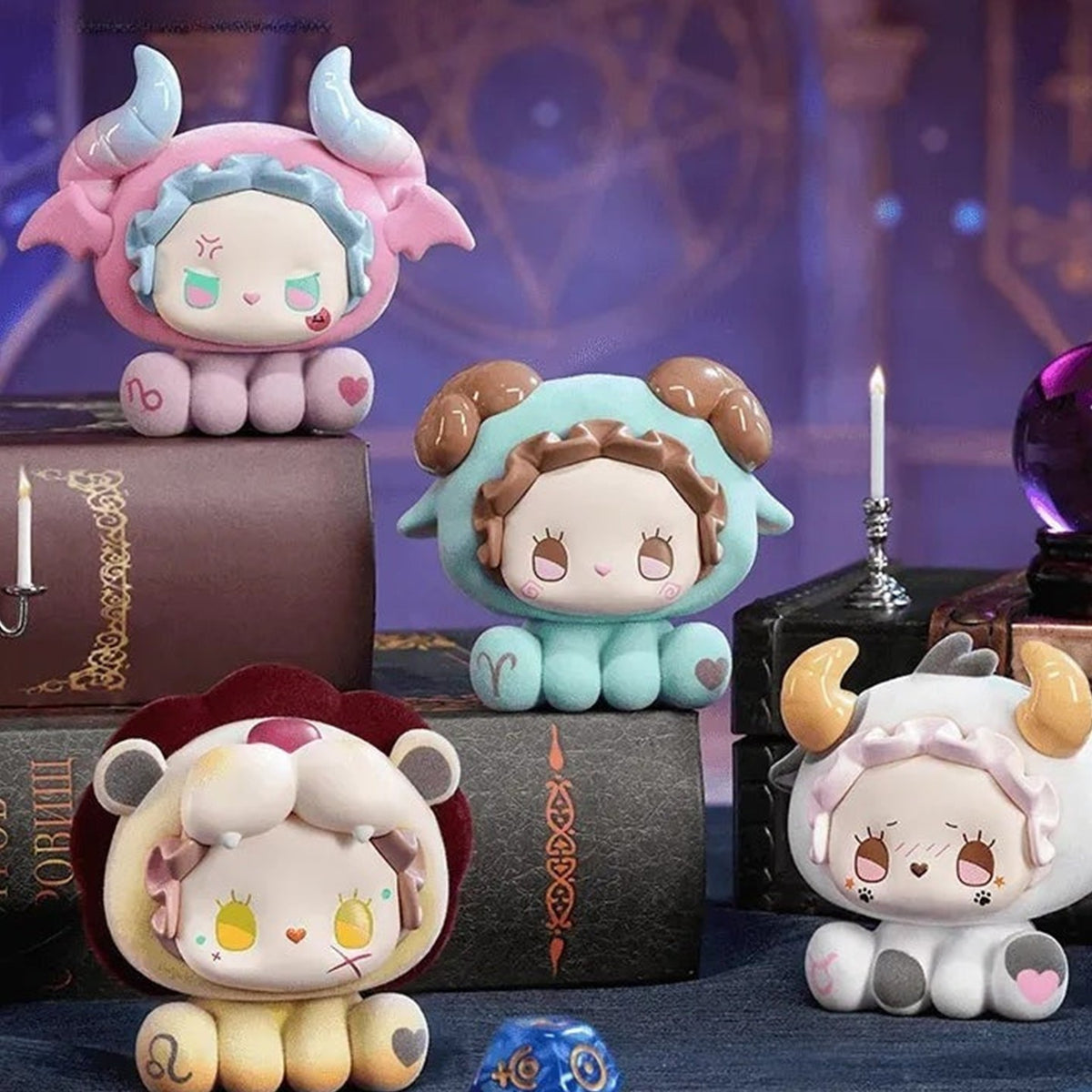 EMMA zodiac mini figures, four-design display | KikiBuddies