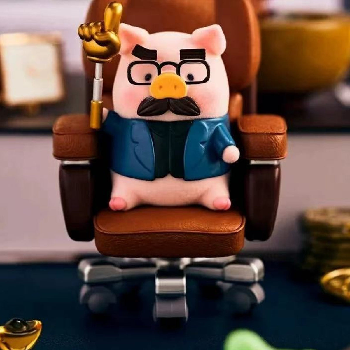 LuLu the Piggy Busy Workday Series Figure Blind Box — series design reference 3; pictured design not guaranteed; background scenery not a separate purchase option