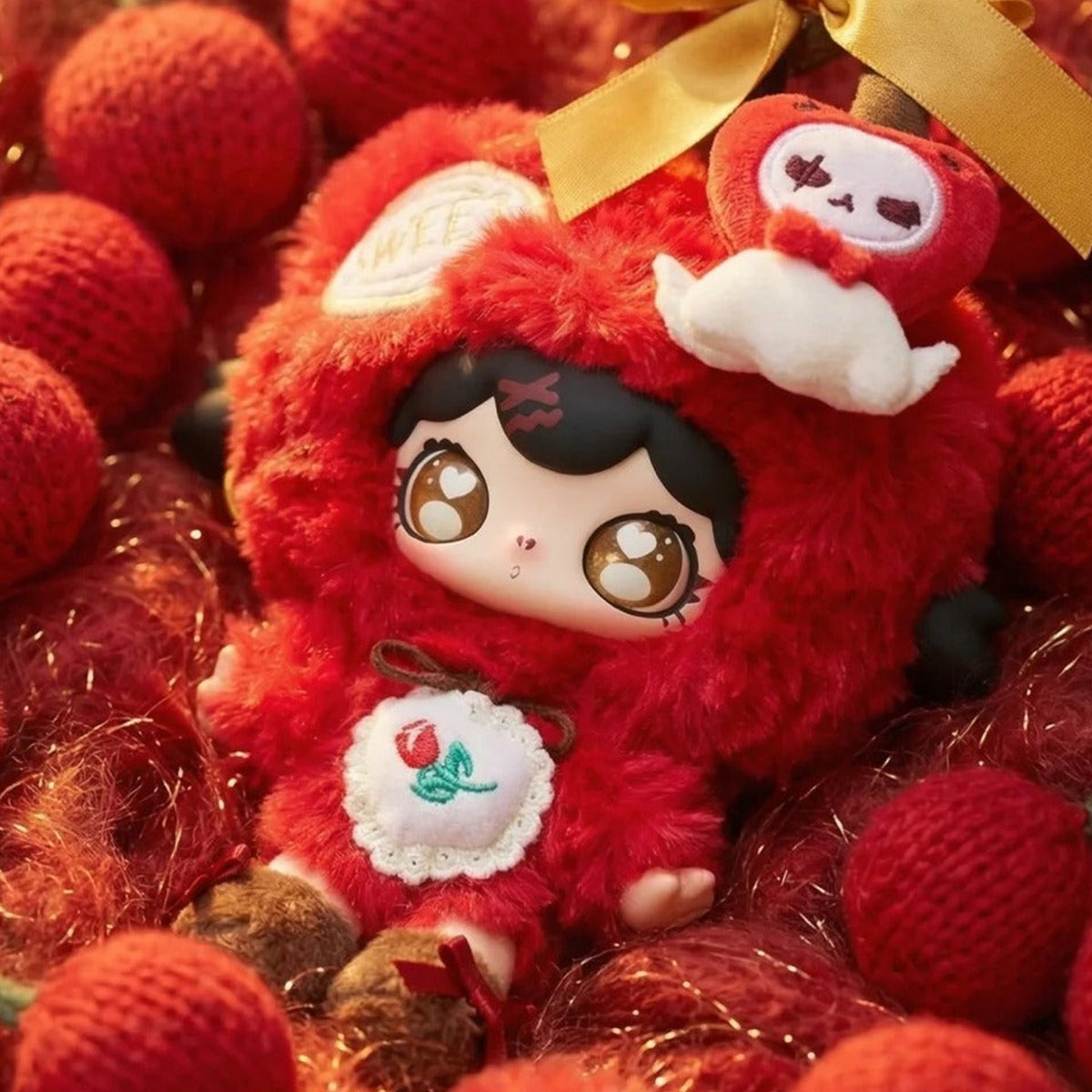Lulumi A Lexicon of Love Series Plush Blind Box - Red outfit design example; random design not guaranteed