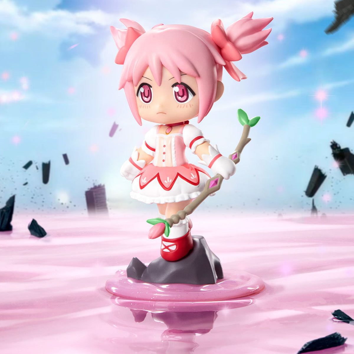 madoka magica iconic scenes figure blind box — madoka kaname scene