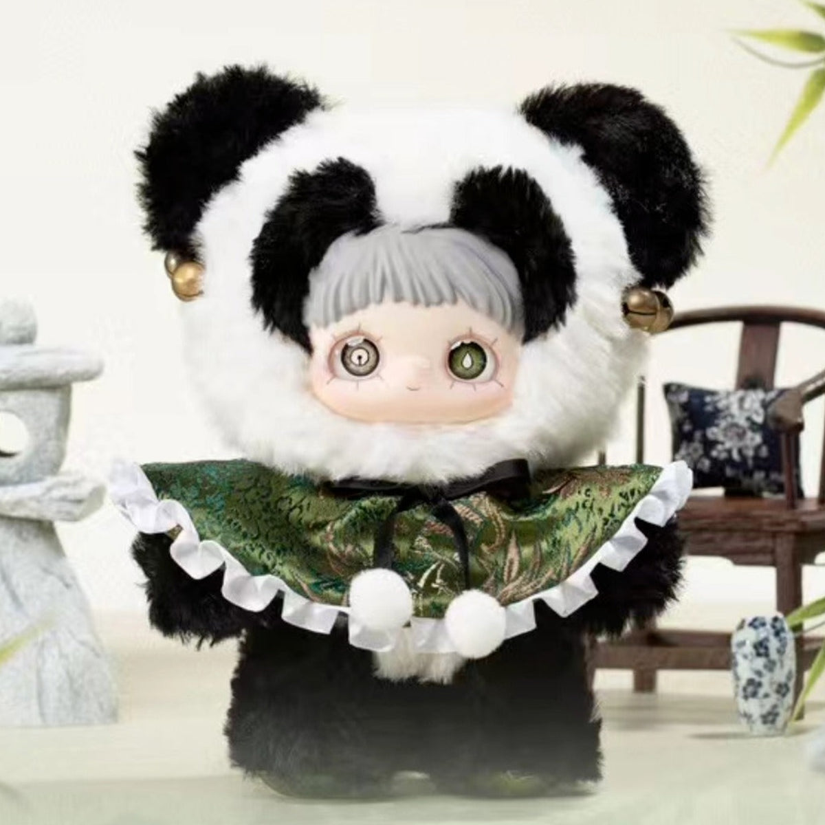 Maymei V3 Poem of Spring Series Plush Dolls, Blind Box - Complete panda-costume plush doll example; random design not guaranteed