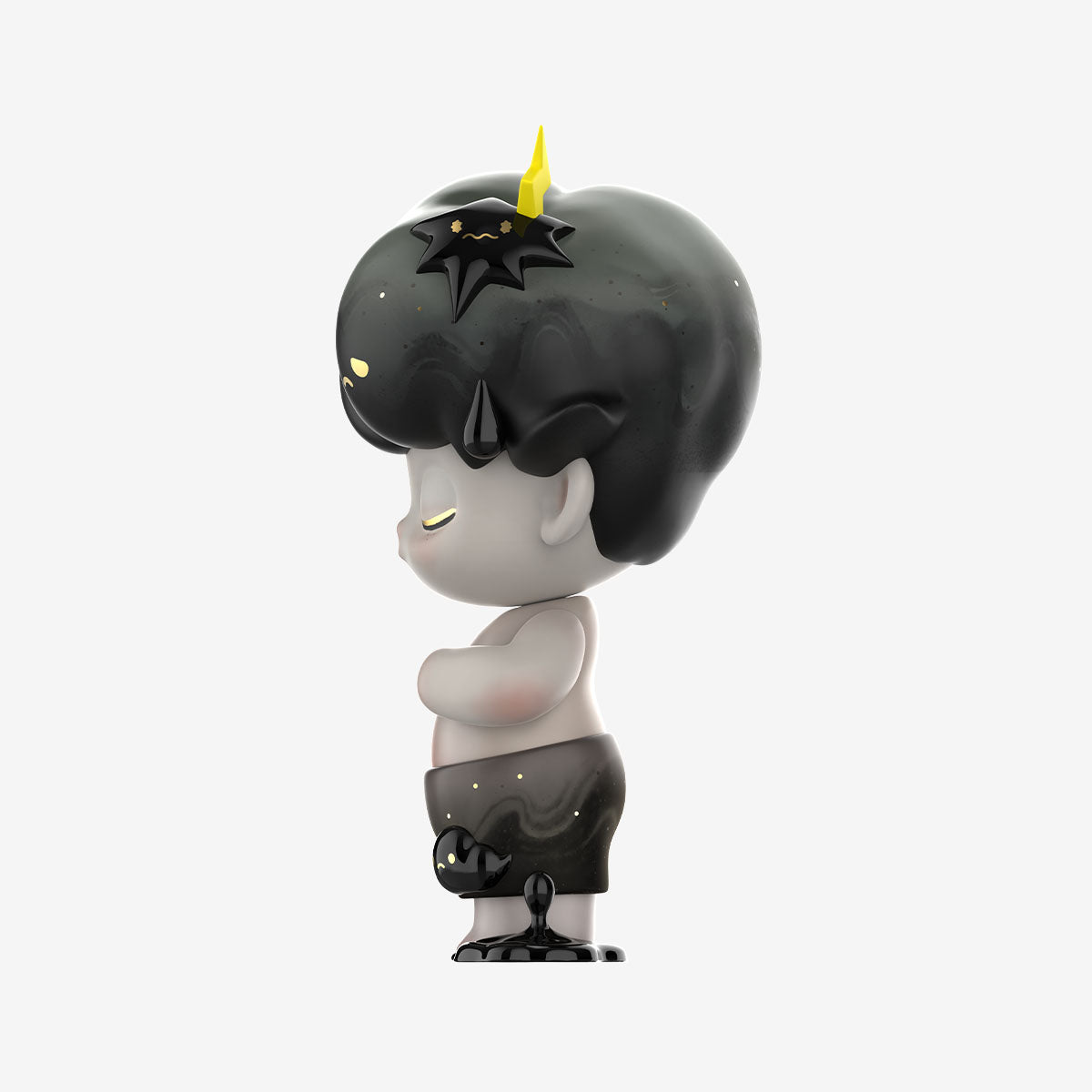 MEGA JUST DIMOO 400% A Thunder Shower fixed PVC figure side view