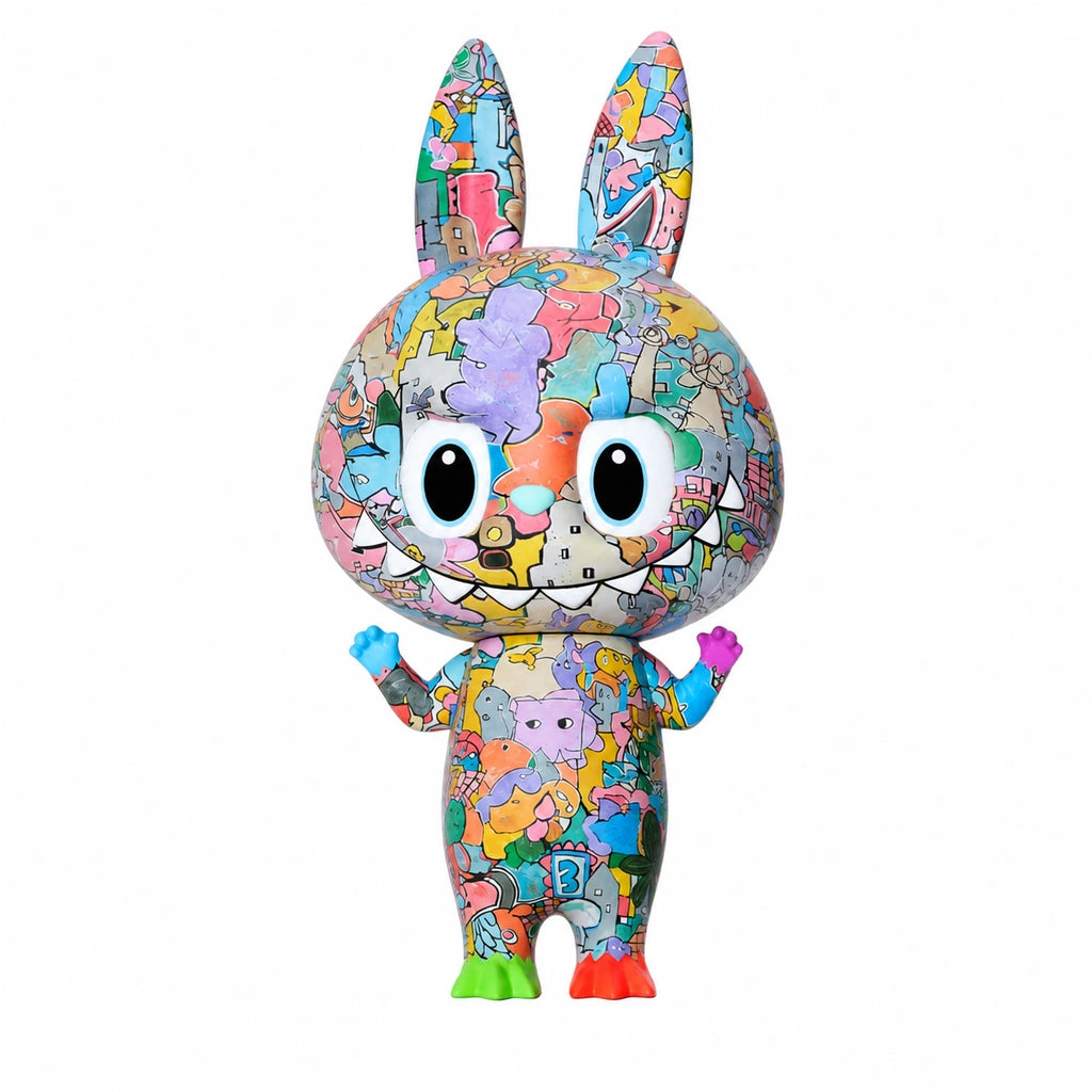MEGA LABUBU 400% Tenth Anniversary - Front White Background