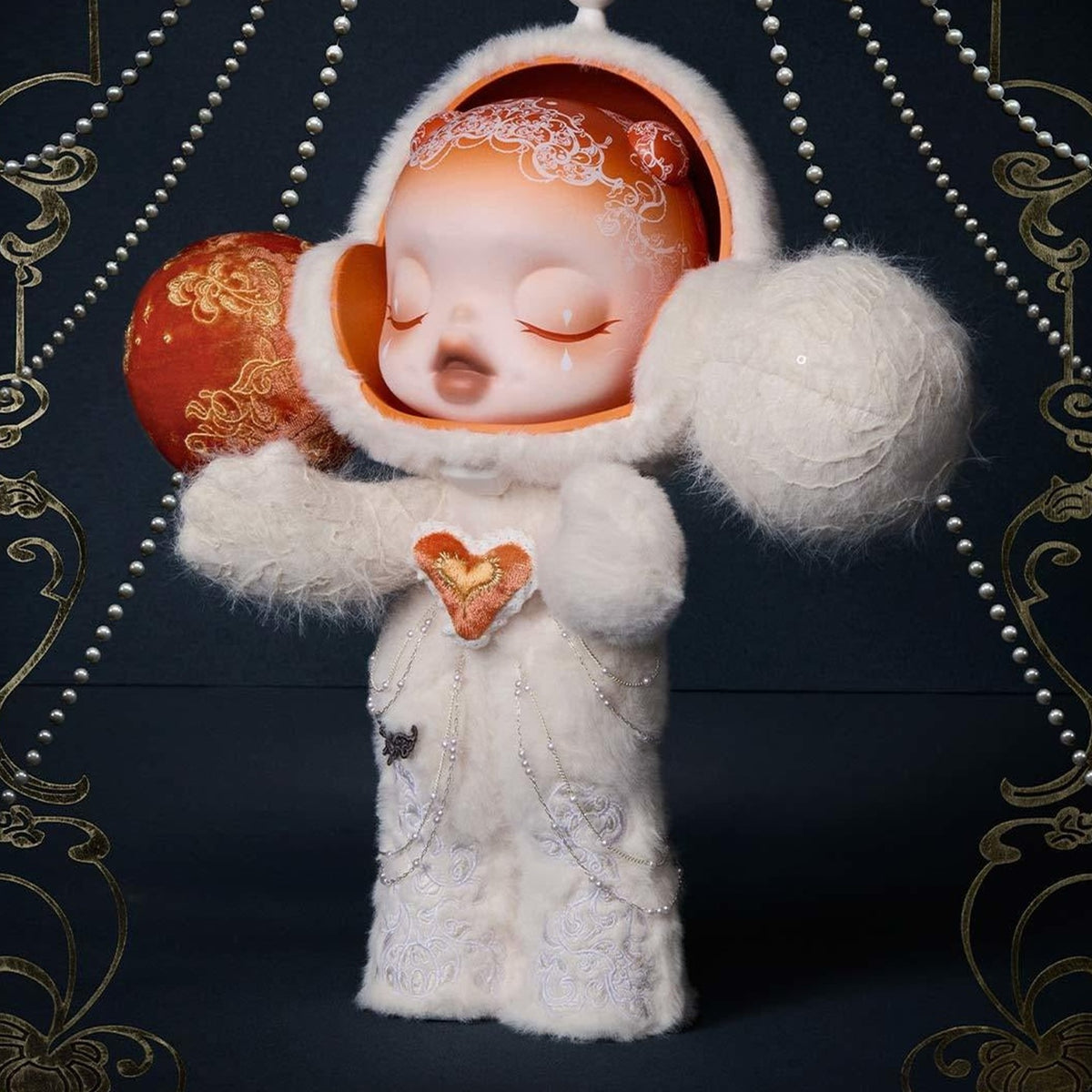 MEGA α SKULLPANDA 400% White Moon Figure — G4 | KikiBuddies